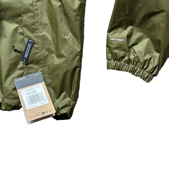 New Women's North Face Antora Rain Parka Jacket Size XL Misty Sage MSRP $130 - Picture 2 of 5